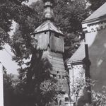 Dzwonnica przycerkiewna, fot. Mariusz Pohl, ok 1970 r.